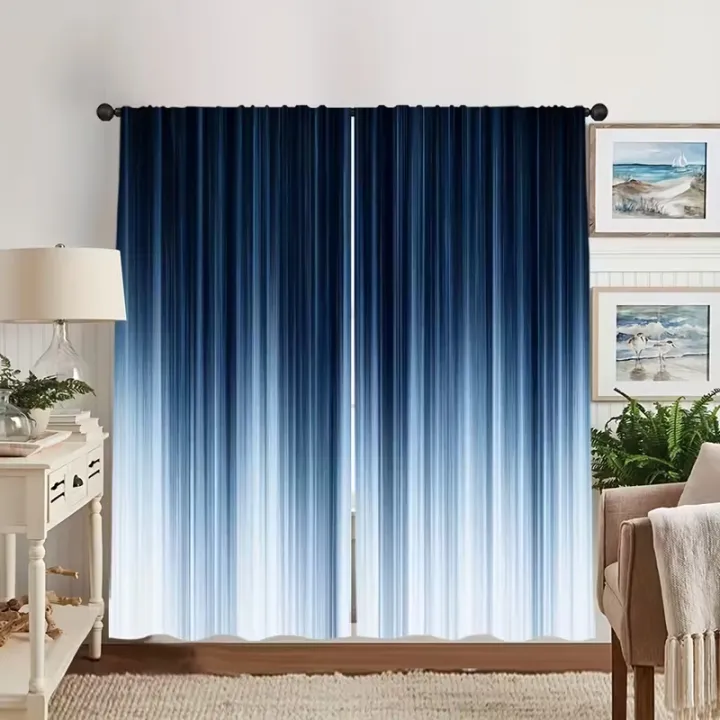 2pcs%20Modern%20Blue%20Gradient%20Pattern%20Curtains,%20Designed%20for%20Light%20Blocking,%20Premium%20Material,%20Suitable%20for%20Living%20Room,%20Bedroom,%20Da%20-%20Image%204