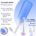 Postpartum Care Bottle, Travel Wash Basin, Direct and Side Flush 2 IN 1, 350Ml/500ML, Resistant to 100 º C,Bonus Bag. 