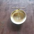 2 In 1 Brass Bateko Dhoop Holder / Stand (12 CM Diameter). 