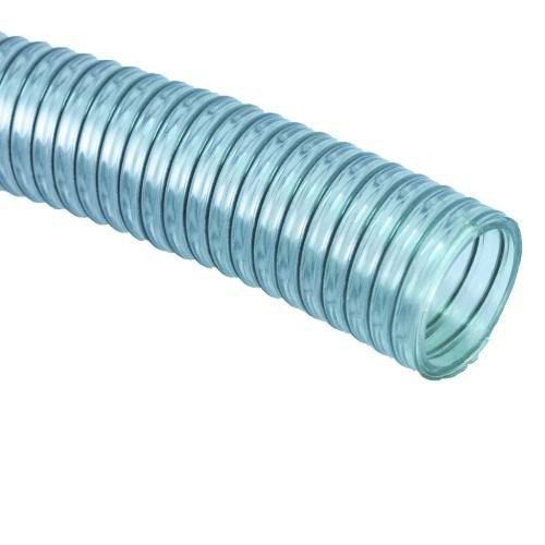 PVC Flexible Hose Pipe - 1-1/4 inches x 10 feet (with Spiral Steel Reinforcement)