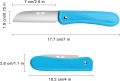 fruit knife small,New Foldable Fruit Knife Set,paring knife set of Exquisite and Beautiful,Small and Easy to Carry,suitable for Most Types of Vegetables and Fruits,4 Pieces(red, Blue,green,yellow). 