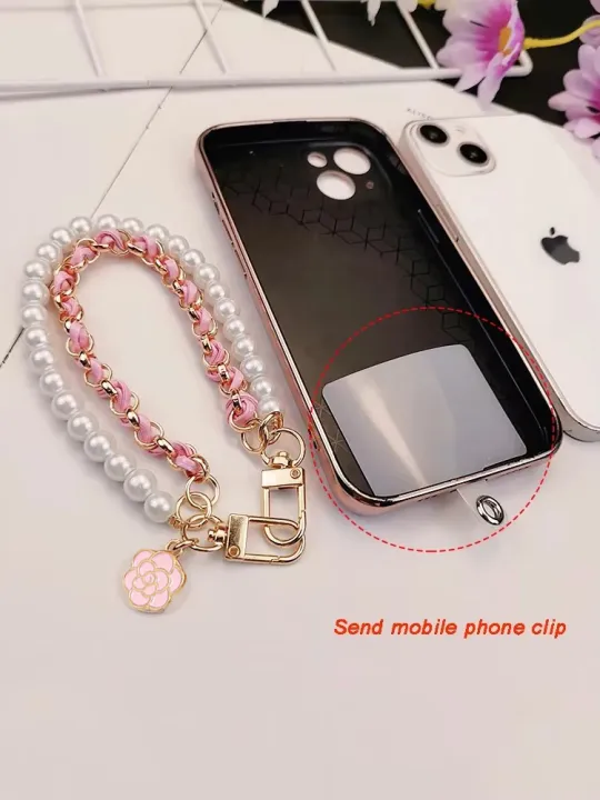 Camellia%20Pearl%20Mobile%20Phone%20Charm%20keychain%20Chain%20Girl%20Woman%20Cell%20Phone%20Case%20Fashion%20Pendant%20Key%20Strap%20Rope%20With%20Universal%20Clip%20-%20Image%207