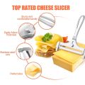 2 PCS Stainless Steel Wire Cheese Slicer with Cheese Plane Tool Adjustable Thickness Cheese Cutter Kitchen Cooking Tool. 