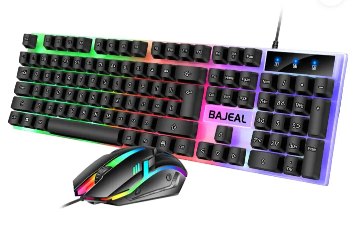 GAMING LIGHTING KEYBOARD MOUSE SET -850tk