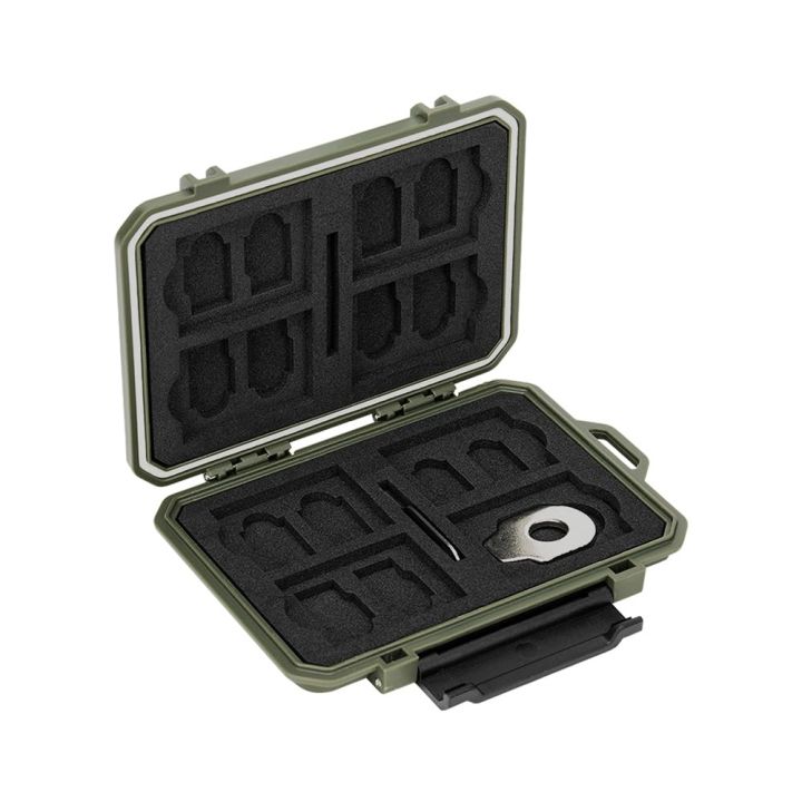 22%20Slots%20SD%20Card%20Case%20Holder%20Waterproof%20Memory%20Card%20Storage%20Box%20for%208%20SD%20SDHC%20SDXC%20Cards%20+12%20MicroSD%20TF%20MSD%20Cards+2Nano%20SIM%20Card%20-%20Image%205
