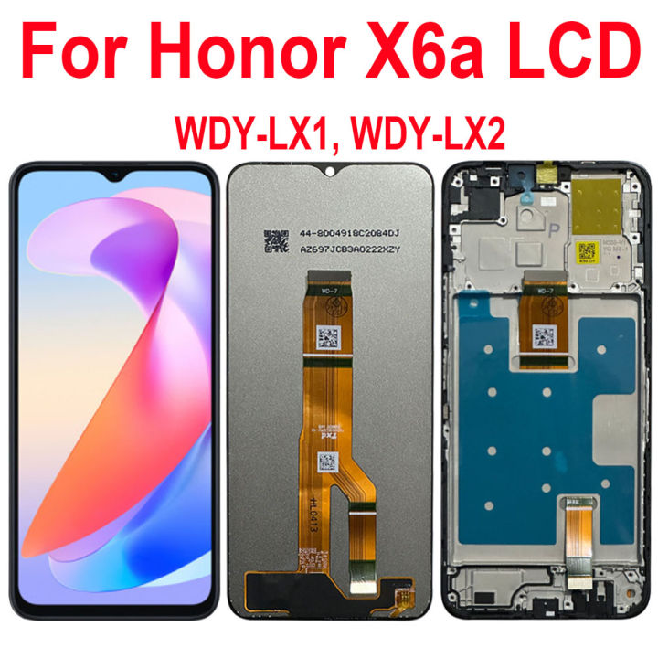 37964 - DISPLAY LCD PER HONOR X6A WDY-LX1 / X5 PLUS WOD-LX1 NERO CON FRAME - Compatibile 37964 - DISPLAY LCD PER HONOR X6A WDY-LX1 / X5 PLUS WOD-LX1 NERO CON FRAME - Compatibile