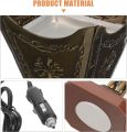 HOTTEST SALE Car Incense Burner Electronic Incense Burner Aroma Burner Incense Stove Electric Incense Holder Electric Censer Middle Eastern Incense Burner Home Decor Sandalwood Burner Arab Iron. 