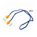 Noise Cancelling Ear Plugs Silicone Corded Ear Plugs Ears Protector Reusable Anti-Noise Earplugs Headwear Earmuff.
