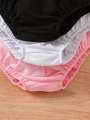 3pcs baby solid color comfy shorts casual elastic waist bloomers infant toddler girls bottoms for summer. 