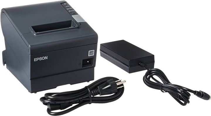 EPSON TM-T88V Monochrome Thermal Receipt Printer (USB/Serial/PS180 Power Supply)