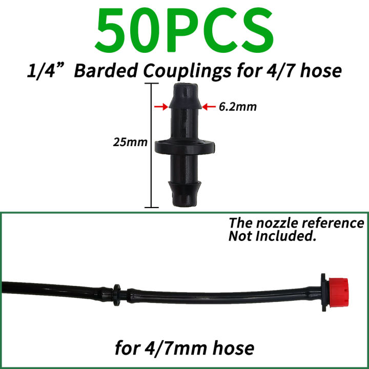 50pcs%20Barbed%20Connectors%20Irrigation%20Fittings%20Drip%20Irrigation%20Barbed%20Connectors%204/7mm%20Tubing%20Fittings%20for%20Flower%20Pot%20Garden%20Lawn%205%20-%20Image%206