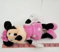 Disney Junior Minnie Mouse Pink Shoes Polka Dot Dress Bow Plush Stuffed Animal. 