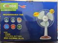 WEGO Rechargeable Fan WG-1012  with stand. 