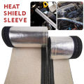 1M Metallic Heat Shield Thermal Fire Sleeve Insulated Wire Hose Wrap Loom Tube Protect Cover 10/15/20/25/30/50MM Car Accessories. 