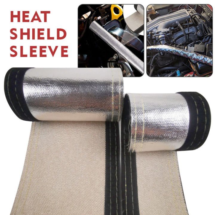 1M%20Metallic%20Heat%20Shield%20Thermal%20Fire%20Sleeve%20Insulated%20Wire%20Hose%20Wrap%20Loom%20Tube%20Protect%20Cover%2010/15/20/25/30/50MM%20Car%20Accessories%20-%20Image%203