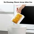 10 PCs kitchen disposable grease filter cotton range hood oil absorbent with tarpaulin. 