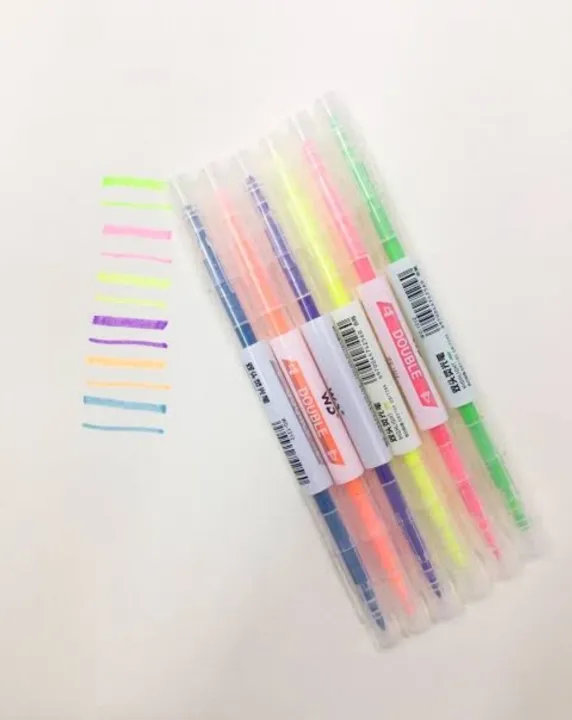 double%20sided%20high%20quality%20fancy%20highlighters%206pcs%20pack%20-%20Image%202