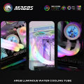 120 240 360 CPU AIO Water Cooler Tubing RGB Soft Luminous Neon Liquid Cooling Tube Cover 5V 3Pin ARGB. 