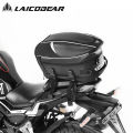 Motorcycle Tail Bag Black Motorbike Waterproof Tail Travel Rider Luggage Rear Back Seat Bag Large Capacity Saddle Bag.