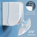 ABS Plastic Air Conditioner Wind Deflector, Traditional Design AC Baffle Board, No Drill Installation for Wall-Mounted AC Units. 