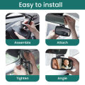1PC & 2PC Shatterproof & Shakeproof Forward Facing Baby Car Mirror - Clip On Car Mirror for Baby, Newborn Essentials.