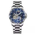Glenaw Open Heart w/ Earth Moving | GL8950 | Glenaw Watch | Earth Moving Watch | Day & Night Display | Open Heart Watch | Dual Second Watch. 
