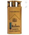 Premium Refillable MARLBORO LIGHTS GOLD Windproof Jet Flame Designer Lighter - Slim Design Pocket Lighter. 