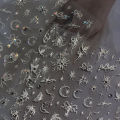 1pcs 5D Diamond Butterfly Nail Art Stickers Holographic Butterfly Nail Decorations Decals DIY Self-Adhesive Slider Accessories. 