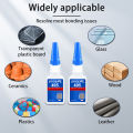 Super Glue All-Purpose Liquid 20g - Fast Drying Clear CA Adhesive for Metal,Plastic, Wood, Ceramic, Glass & DIY Repairs Easy Use. 