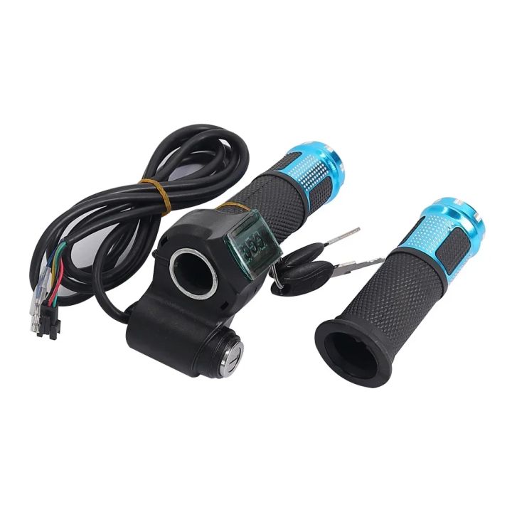 Twist%20Throttle%20Accelerator%2012V-90V%20with%20Led%20Digital%20Display%20Indicator%20Key%20Switch%20for%20Electric%20Bike%20Scooter%20Electric%20Throttle%20-%20Image%202