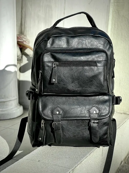 Best%20Leather%20Bag%20For%20Unisex%7C%20Backpack%20Genuine%20PU%20Fabrics%20For%20College%20And%20Office%20Purposes%20-%20Image%208