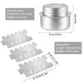 Camping Stove 100ml Aluminum Alcohol Burner with Small Stainless Steel Windshield Camp Stove for Camping Hiking Survival.