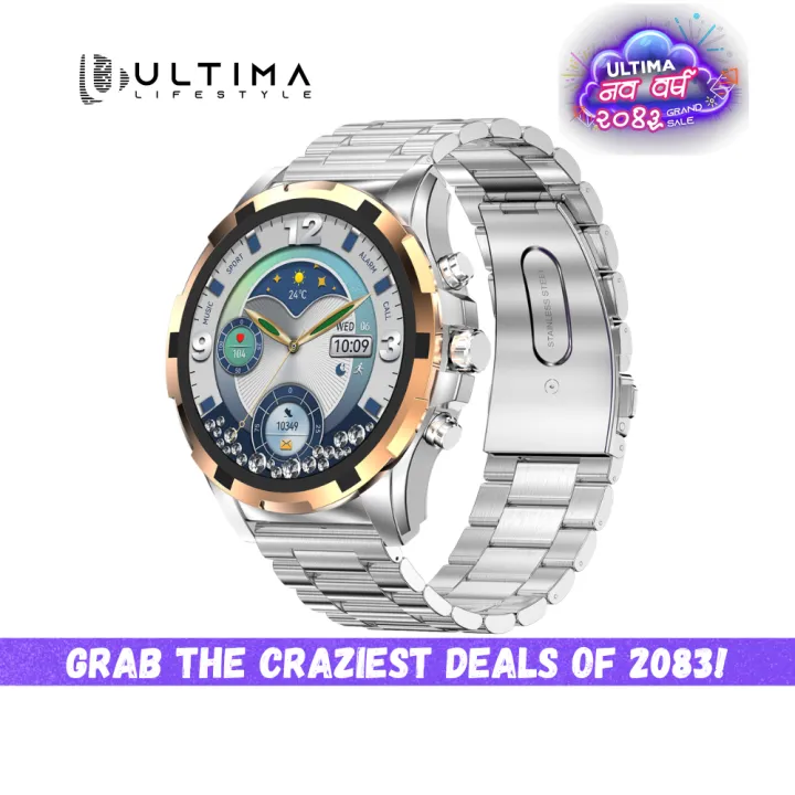 Ultima%20Magnum%20E500%20Luxury%20Smartwatch:%201.43%E2%80%9D%20TRU%20AMOLED%20Screen,%20Ultima%20Fit%20App,%20Stainless%20Steel%20&%20Free%20Leather%20Straps,%20Bluetooth%20Calling,%20Advanced%20Health%20Suite,%20100+%20Sports%20Modes,%20IP68%20Rated%20Smart%20Watch%20-%20Image%202