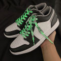New Luminous Shoelaces for Sneakers Flat Splash-ink Shoe Laces Fluorescent Glowing Running Boot Shoelace Cool Shoestrings 1Pair.