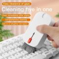 5-in-1 Cleaning Kit Computer Keyboard Cleaner Brush Phone Screen Cleaning Set Keycap Puller Cleaning Tools Card Reader. 