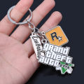 Game PS4 GTA5 Keychain GTA V Grand Theft Auto 5 Star Muti Pendant Keyring For Men Fashion Key Holder Jewelry. 