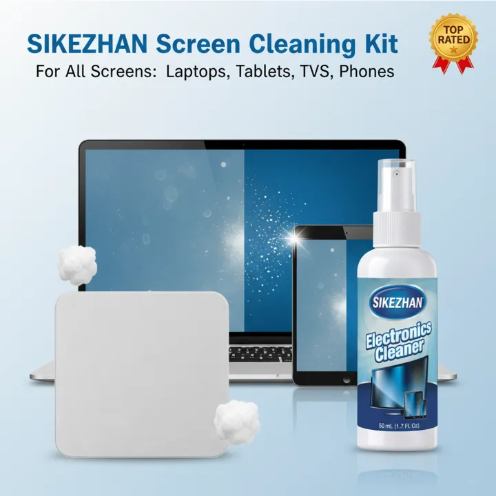 Clean Face Led Screen Screen Cleaner Spray and Wipe Kit-Safe for LED,LCD,OLED,Smart TV ...