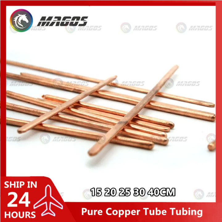 Laptop Heatpipe Pure Copper Tube Tubing For Computer Notebook GPU Cooling CPU Air Cooler Heat Pipe Flat or Round 150mm-400mm