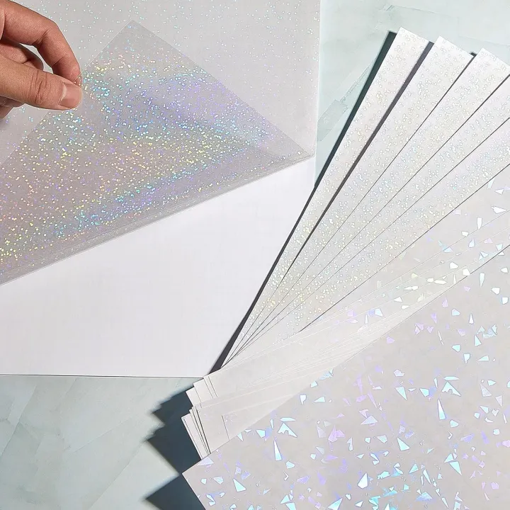 20%20Sheets%20A4%20Clear%20Holographic%20Cold%20Lamination%20Film%20Mixed%20Styles%20Waterproof%20Self-Adhesive%20Vinyl%20Sticker%20Paper%208.3x11.7%20Inch%20-%20Image%206
