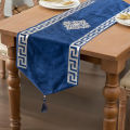 Luxury 3 PCs Table Runner Mat Set Velvet Fabric And Very Attractive. 