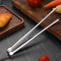 1Pc 304 Stainless Steel Barbecue Clip Grill Tongs Meat Cooking Utensils BBQ Baking Silver Kitchen Accessories Camping Supplies. 