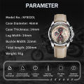 2022 Top Brand Luxury NAVIFORCE 100% Original Fashion Watch For Men Multifunction Sport Waterproof Man Quartz WristWatches Clock. 