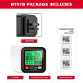 HT97 Socket Tester Pro Voltage Test LCD Digital Outlet Socket Detect US/UK/EU Plug Ground Zero Line Plug Polarity Phase Check. 