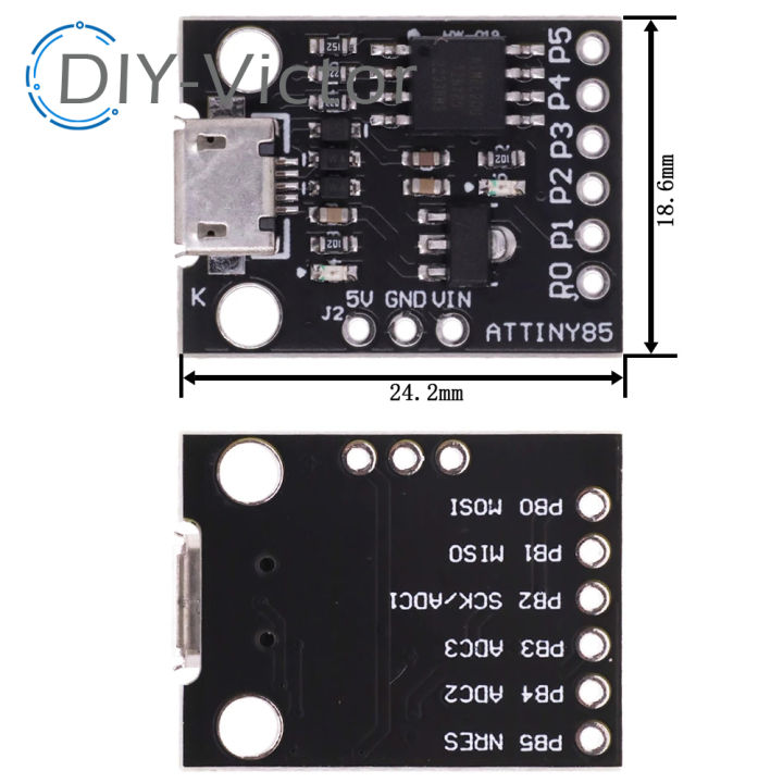 Blue%20Black%20TINY85%20Digispark%20Kickstarter%20Micro%20Development%20Board%20ATTINY85%20module%20for%20Arduino%20IIC%20I2C%20USB%20-%20Image%204