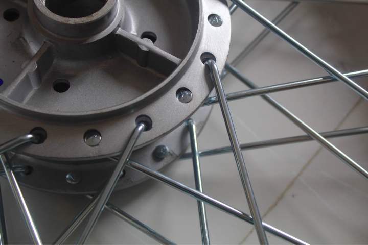 CT100 bike rear rim (for all ct100 bikes) full set with spokes and hub ...