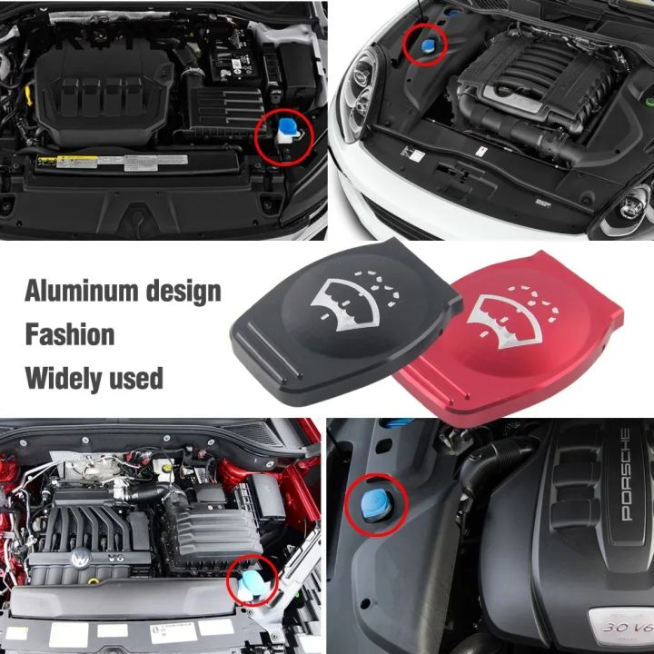 Broyear%20High%20Quality%20Aluminum%20Windshield%20Wiper%20Washer%20Cap%20Fluid%20Reservoir%20Cap%20Protector%20For%20Vw%20Audi%20Porsche%203Q0955455%2018G955455A%20-%20Image%205
