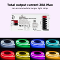 Tuya Zigbee 3.0 LED Controller DC12V 24V Support RGBCCT 6pin PWM LED Strip Dimmable Compatible Echo Plus Tuya SmartThings . 