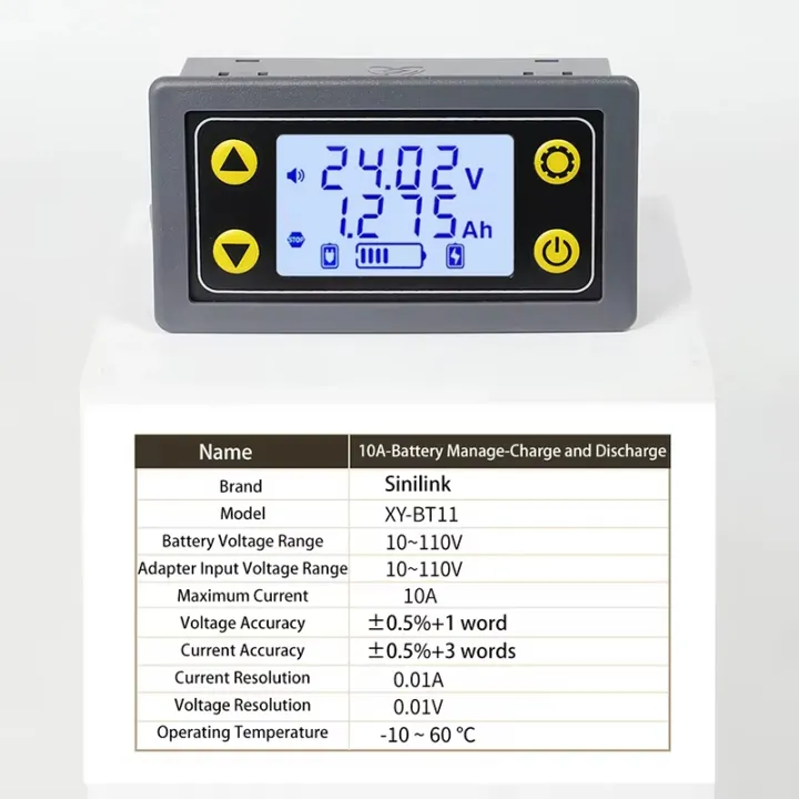 XY-BT11%20Battery%20Capacity%20Tester10A%20Coulomb%20Meter%20Bidirectional%20Current%20Detection%2010V-110V%20Battery%20Manage%20Charge/Discharge%20Tester%20-%20Image%204