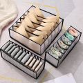 1PC- Closet Organizer for Socks Home Separated Underwear Storage Box 7/9/11 Grids Jeans Bra Organizer Foldable Drawer Organizer. 