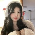 Sanrio Anime Hello Kitty Winter Warm Earmuffs Cute Girls Soft Plush Winter Ear Cover Cartoon Women Ear Protection Ear Muffs. 